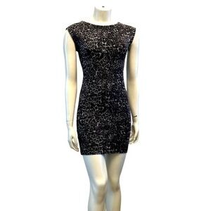 ZARA animal print fitted sleeveless dress. Size small (4-6).